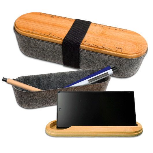 RPET Bamboo Utility Cases In Use